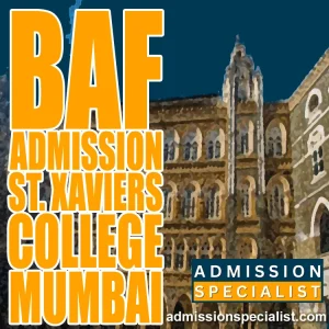 BAF DIRECT ADMISSION IN ST XAVIER'S COLLEGE MUMBAI