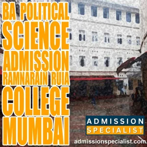 BA Political Science Direct Admission in Ramnarain Ruia College Mumbai